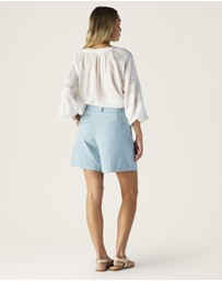 MOS The Label - Serafina Linen Shorts