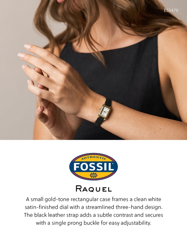 Fossil - Raquel Black Analogue Watch