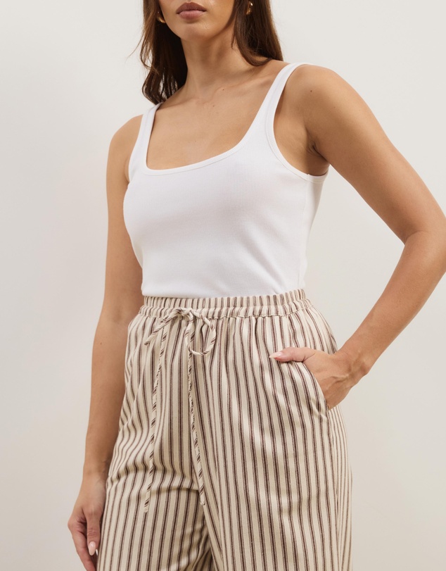Atmos&Here - Niva Striped Relaxed Pants