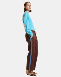 Cynthia Rowley - Cotton Cropped Flared Pants