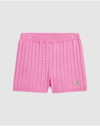 Polo Ralph Lauren - Mini-Cable Cotton Shorts - ICONIC EXCLUSIVE (7YRS-16YRS)