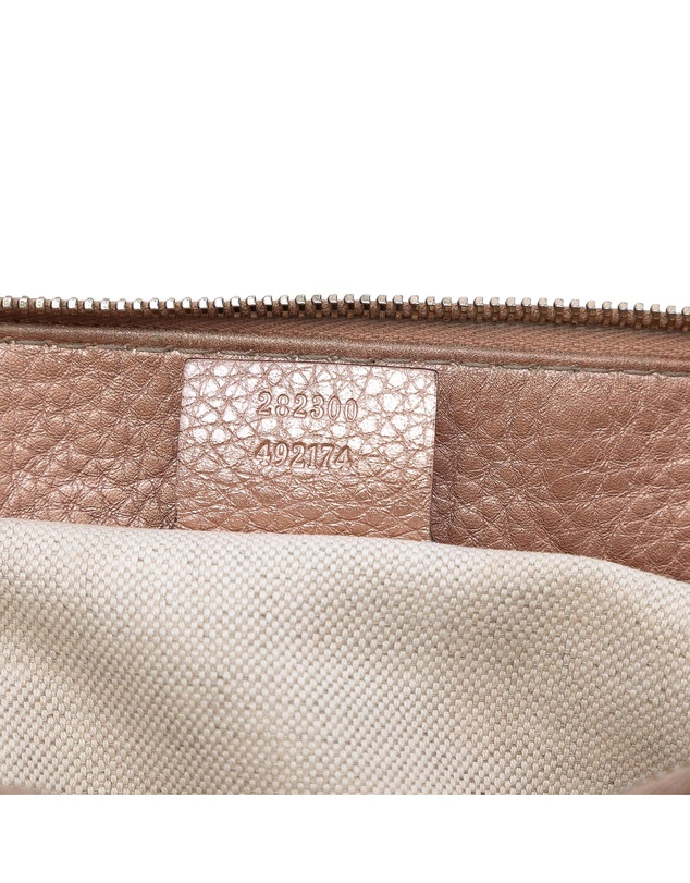 Pre-Loved by Azura Reborn - Pre-Loved Metallic Pebbled Calfskin Bella Satchel