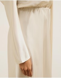 Atmos&Here - Priya Scarf Satin Midi Dress