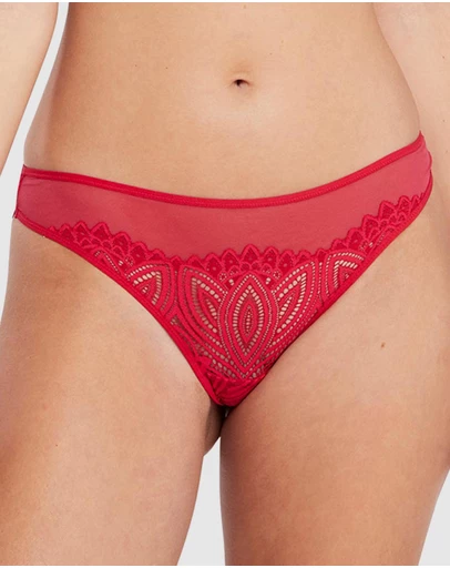 Sans Complexe - Lisa High Cut Brazilian Lace Brief