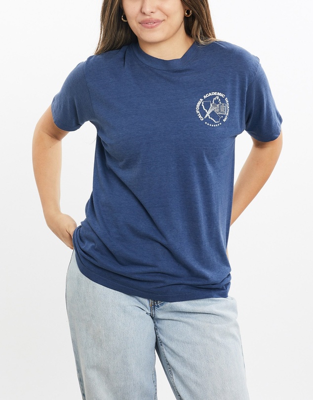 Vintage by The Real Deal - Pre Loved - Vintage 80s California Academic Decathlon Tee