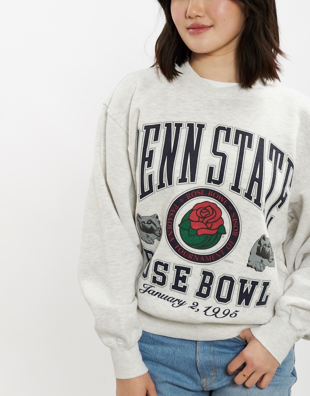 Vintage by The Real Deal - Pre Loved - 1995 NCAA Penn State Nittany Lions Rose Bowl Sweatshirt