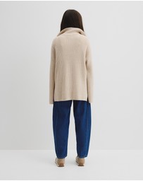 Country Road - Teen Half Zip Rib Knit