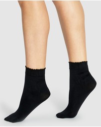 Levante - 5 Pair Pack Ritz Opaque Anklet