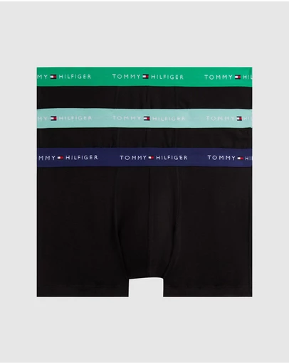 Tommy Hilfiger - 3-Pack Essential Logo Waistband Trunks