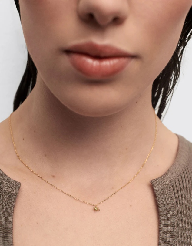 PDPAOLA - Green Fleur Necklace
