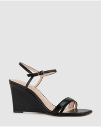Edward Meller - SHILO90 Split Strap Sandal on Wedge