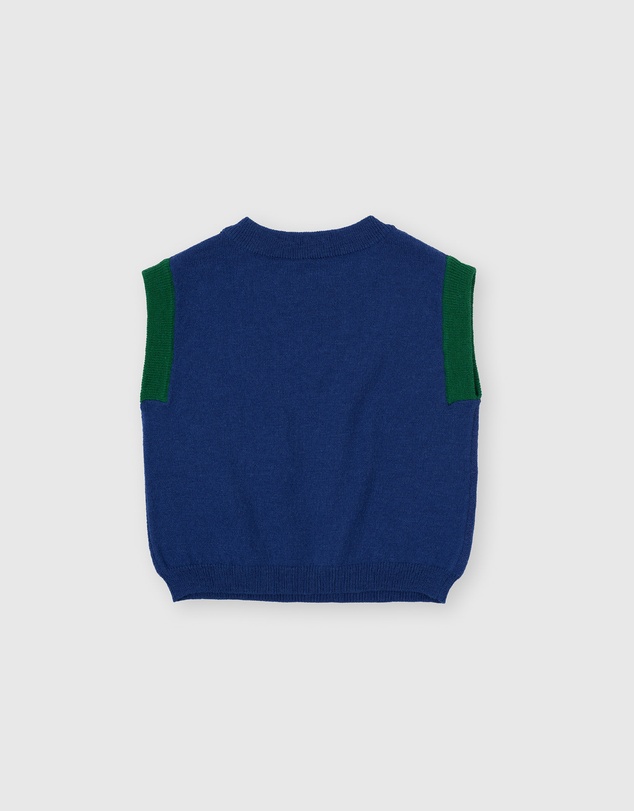 Goldie + Ace - Jumbo Strawberry Knit Vest - Babies-Kids