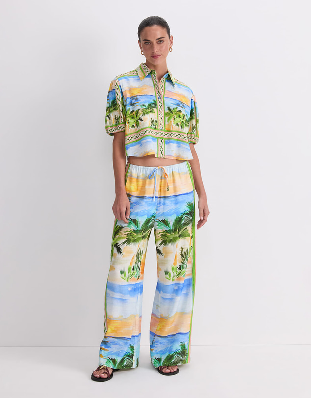 Sportscraft - Sunset Palm Blouse