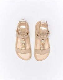 Walnut Melbourne - Mietta Leather Sandal
