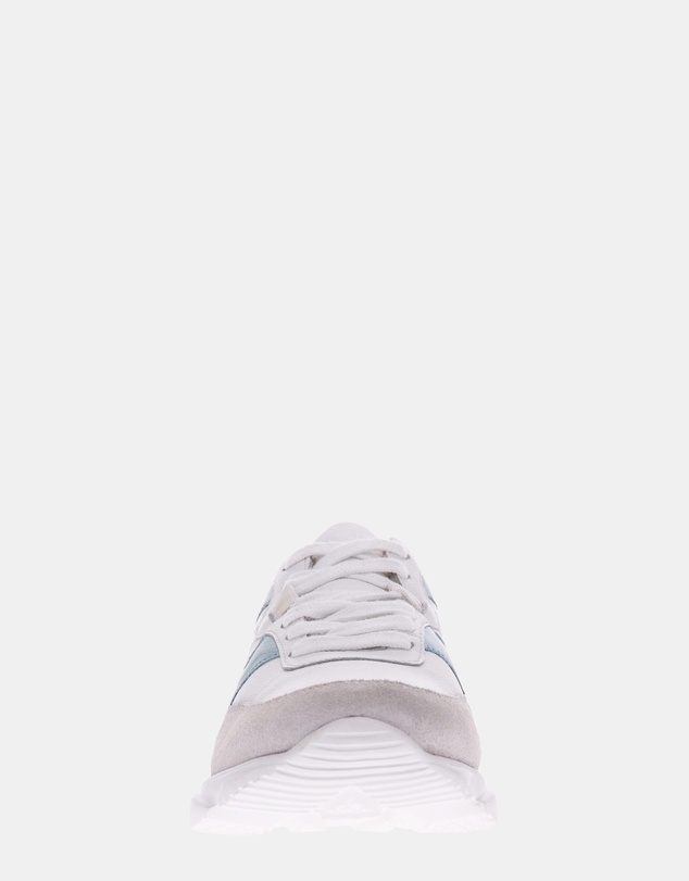 Mia Vita - Chloe Lace-Up Casual Sneaker - White/Blue