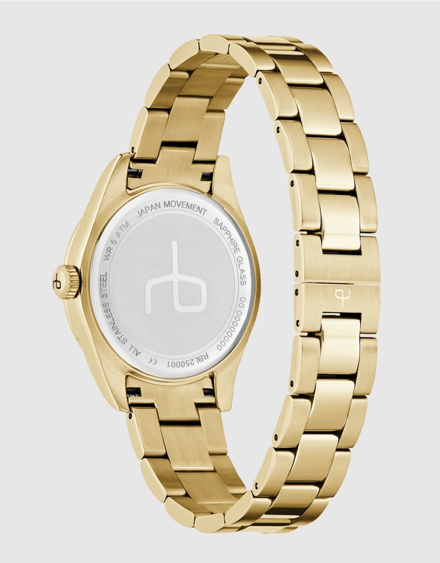 rag & bone - Rag & Bone Lex Gold-Tone Analogue Watch
