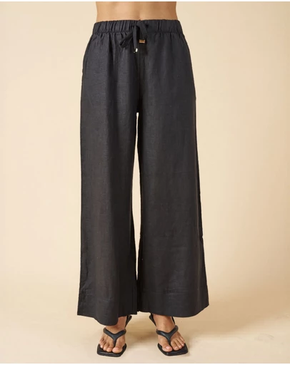 CAMIXA - Palazzo Linen Pants