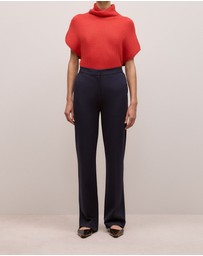 Trenery - Ponte Flared Pant in Night Sky