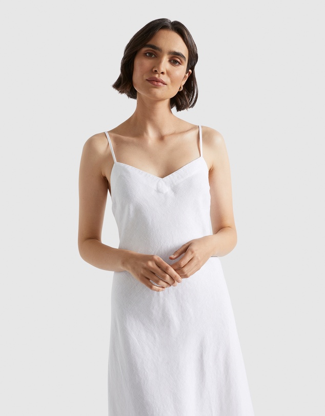 Seed Heritage - Core Linen Slip Maxi Dress