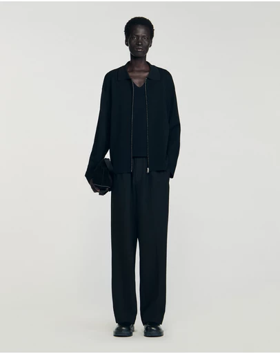 Sandro - Zip Cardigan