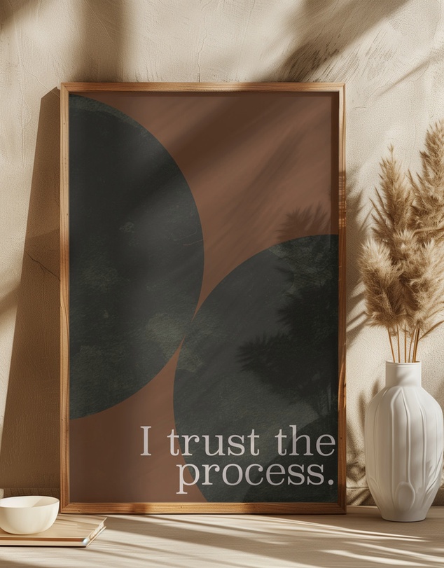 Olive et Oriel - Golden Mantras No31 by Treechild Art Print