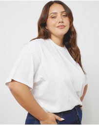 Atmos&Here Curvy - Organic Cotton Boyfriend Tee