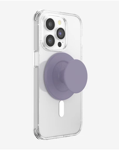 PopSockets - PopGrip MagSafe Soft Touch Phone Grip Holder + Magnetic Adapter Ring