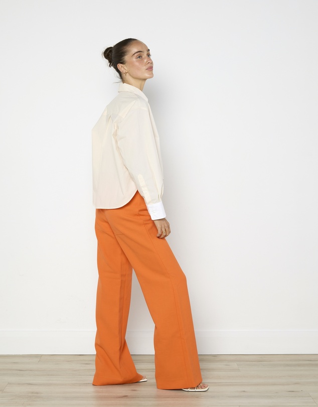 Cirkular - Pre-Loved - Courreges Pantalon in Orange