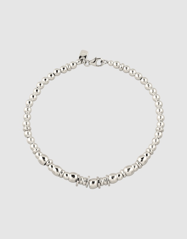 Kuzzoi - ICONIC EXCLUSIVE - Silver Bead Bracelet in 925 Sterling Silver