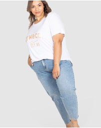 Love Your Wardrobe - LYW & Co Foil Print Tee