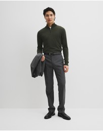 Country Road - Australian Merino Long Sleeve Vam Half Zip Knit