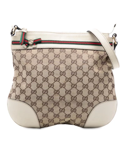 Pre-Loved by Azura Reborn - Pre-Loved GG Canvas Web Mayfair Crossbody