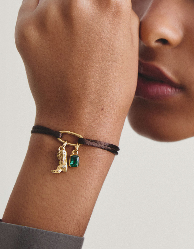 THOMAS SABO - Gold-Plated May Birthstone Charm