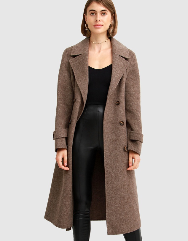 Belle & Bloom - Front Runner Belted Coat