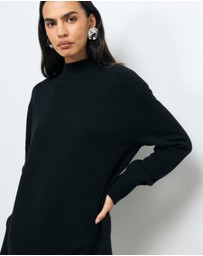 AERE - Elora Wool Blend Knit Dress