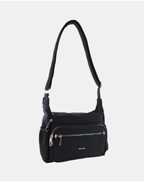 Pierre Cardin - Pierre Cardin RFID Anti-Theft Nylon Crossbody