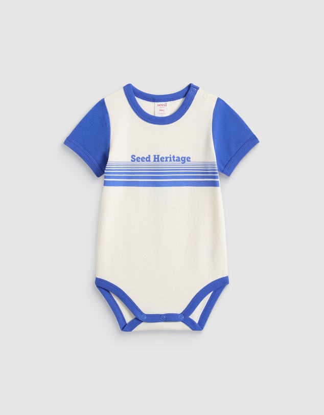 Seed Heritage - Colourblock Logo Bodysuit