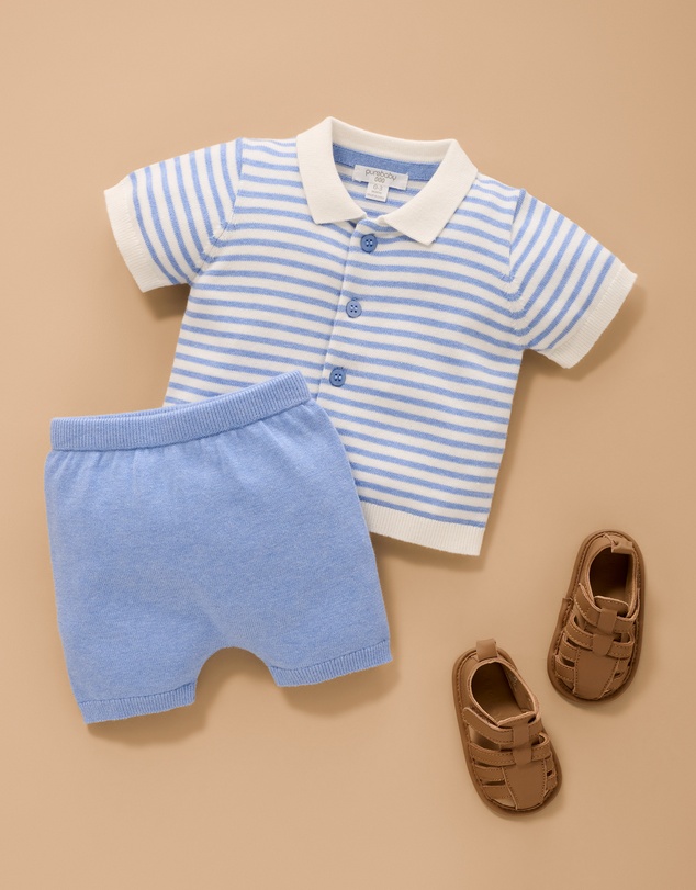 Purebaby - Knitted Set-Kids-Babies