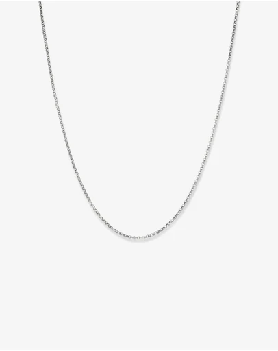Michael Hill - Hollow Belcher Chain in 10kt White Gold