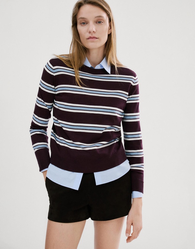 M.N.G - Striped Fine Knit Sweater