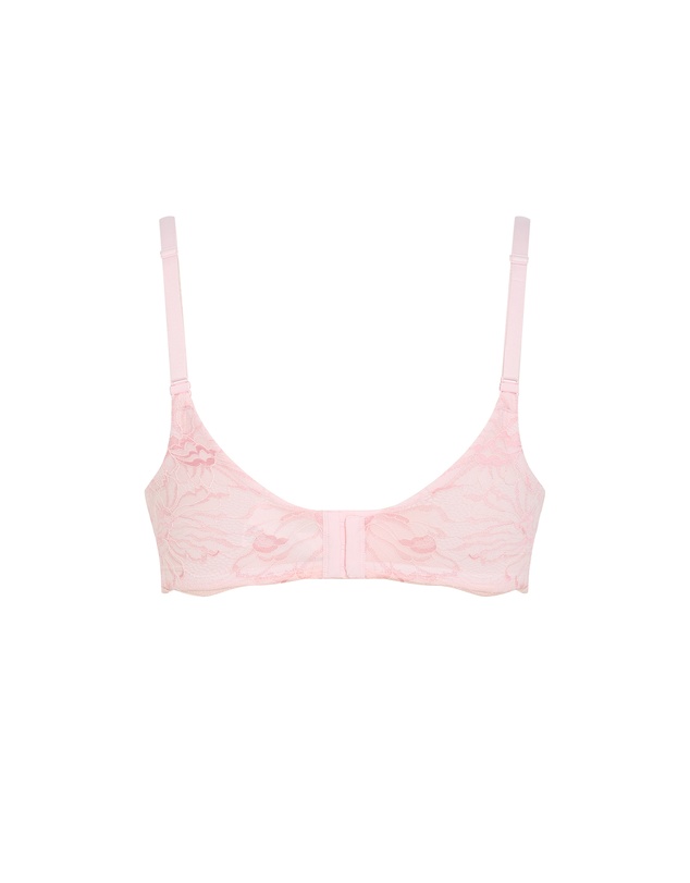 City Chic - Plus size Martine Uplift Bra - pink icing