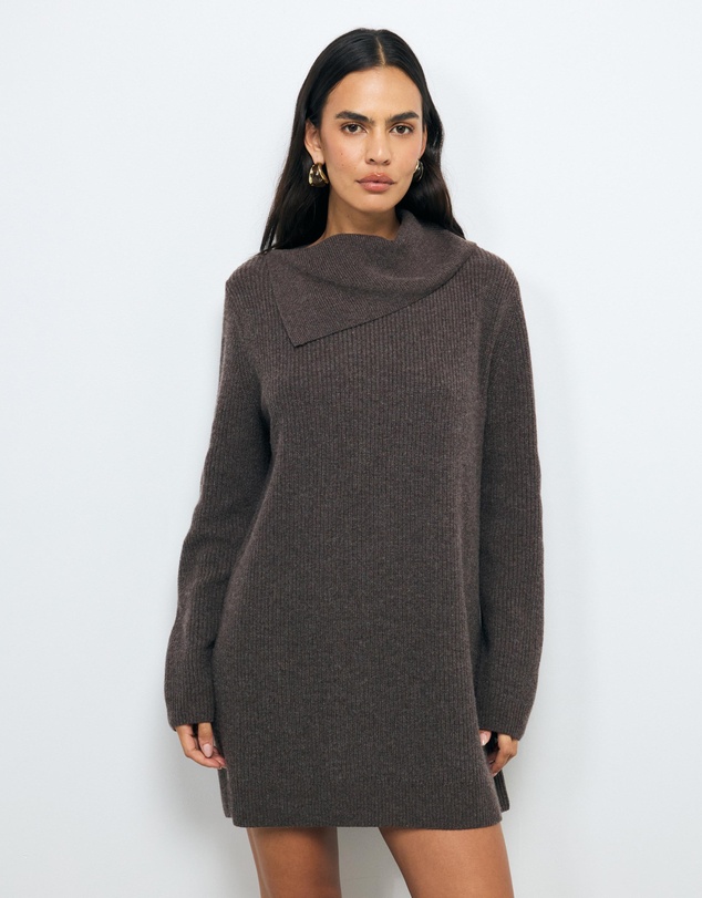AERE - Neria Wool Blend Knit Dress
