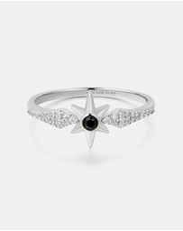 Ania Haie - Ania Haie Silver Black Onyx Star Ring