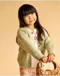 Fox & Finch - Orchard Bloom Pointelle Cardigan - Kids
