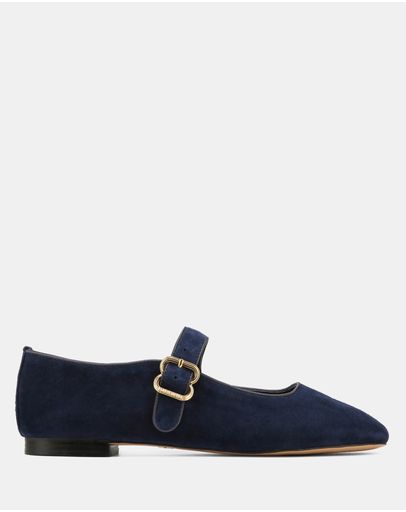 Navy Suede