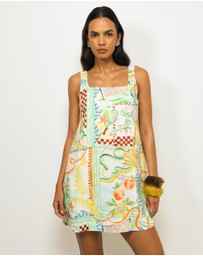 AERE - Lana Linen Mini Dress