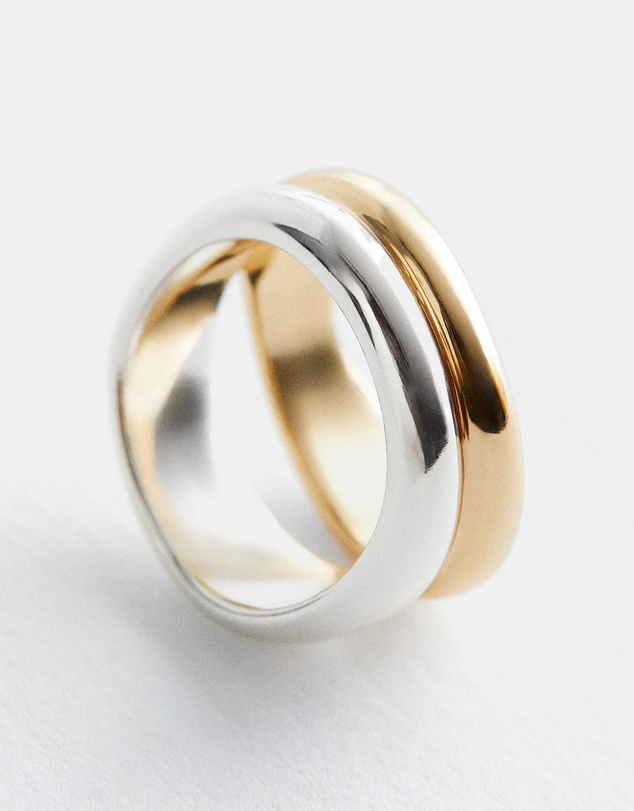 & Other Stories - Duo Tone Twin Ring