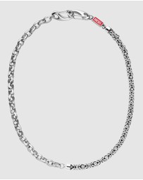 Diesel - Diesel Font Silver Necklace