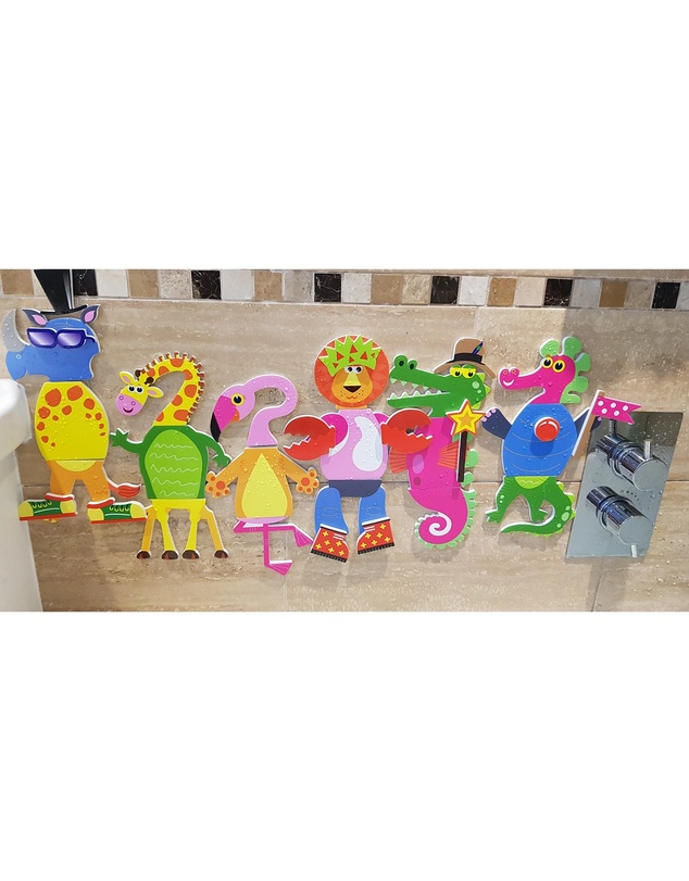 Bright Child - Amazing Animals Bath Stickers