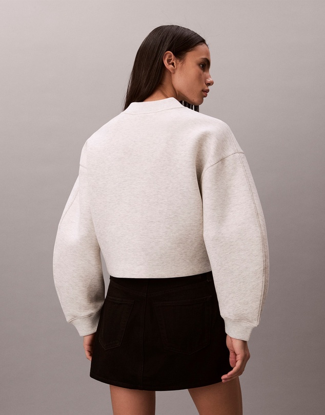 Calvin Klein Jeans - Smooth Cropped Relaxed Bomber Jacket